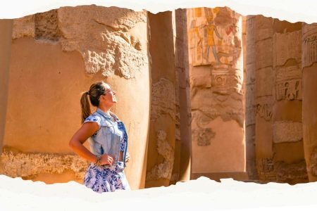 Ancient Pharaonic walls - Luxor Day Trip from Hurghada